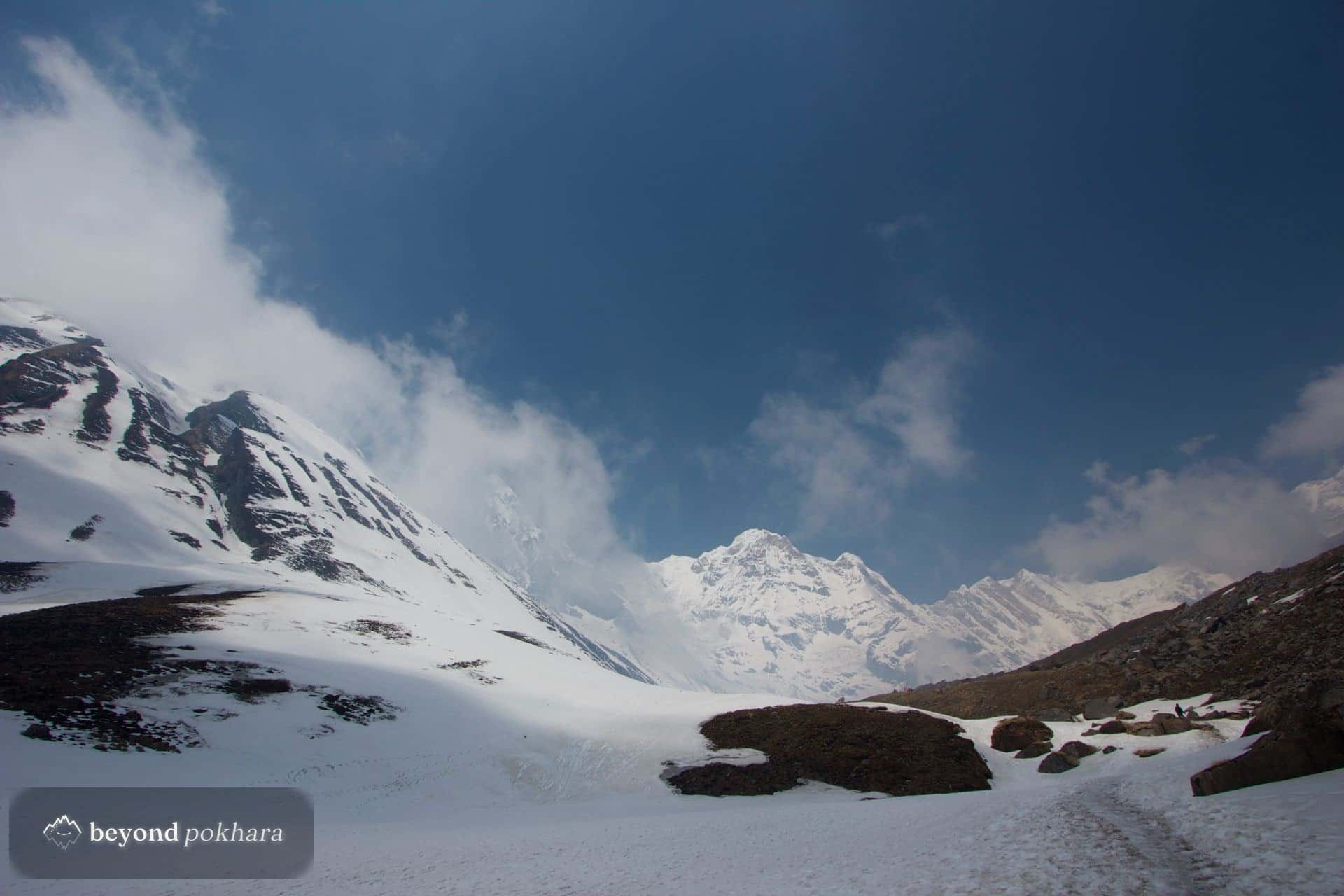 Panorama of the Annapurna massif