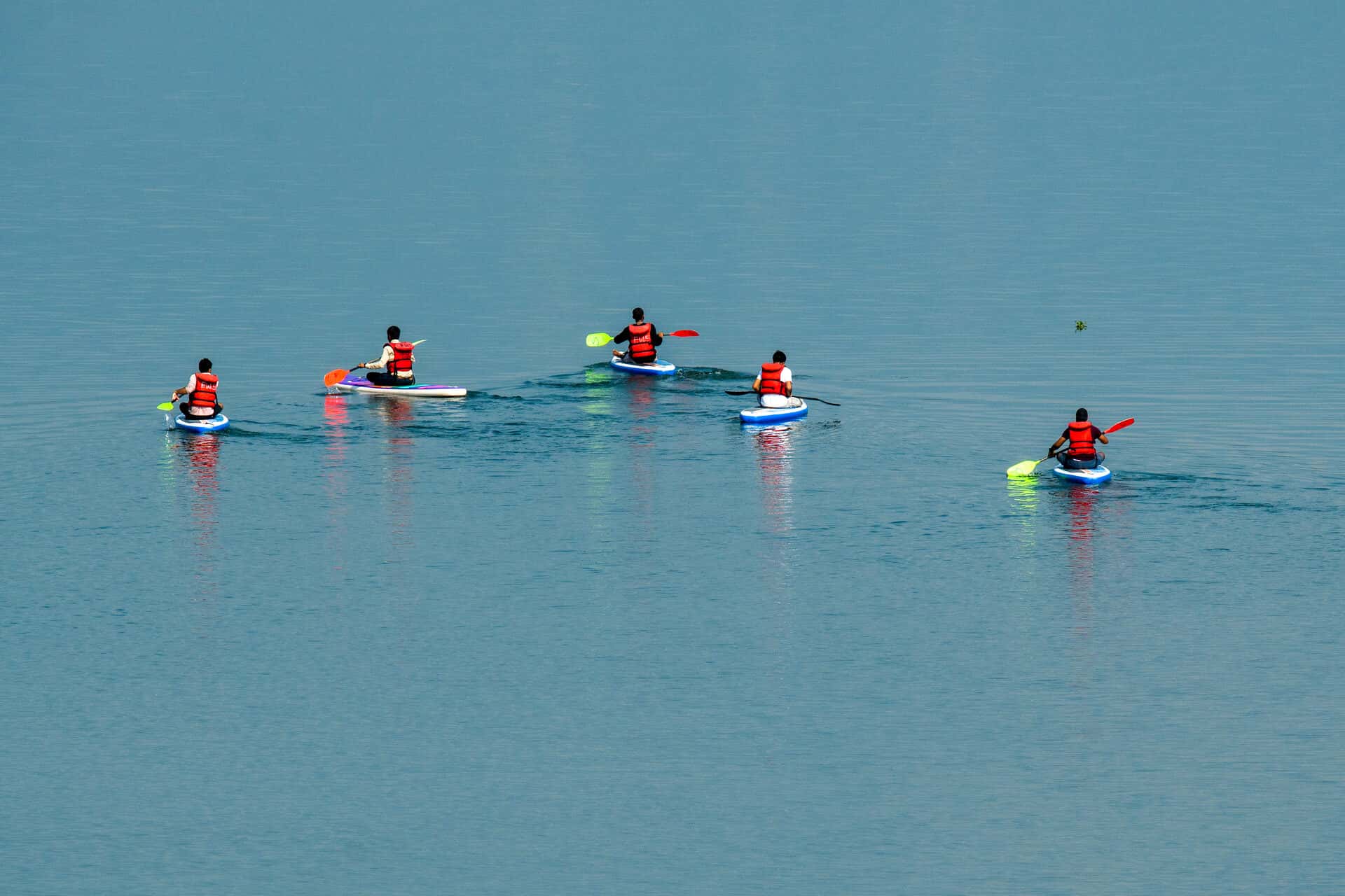 Kayaking on Phewa Lake in Pokhara