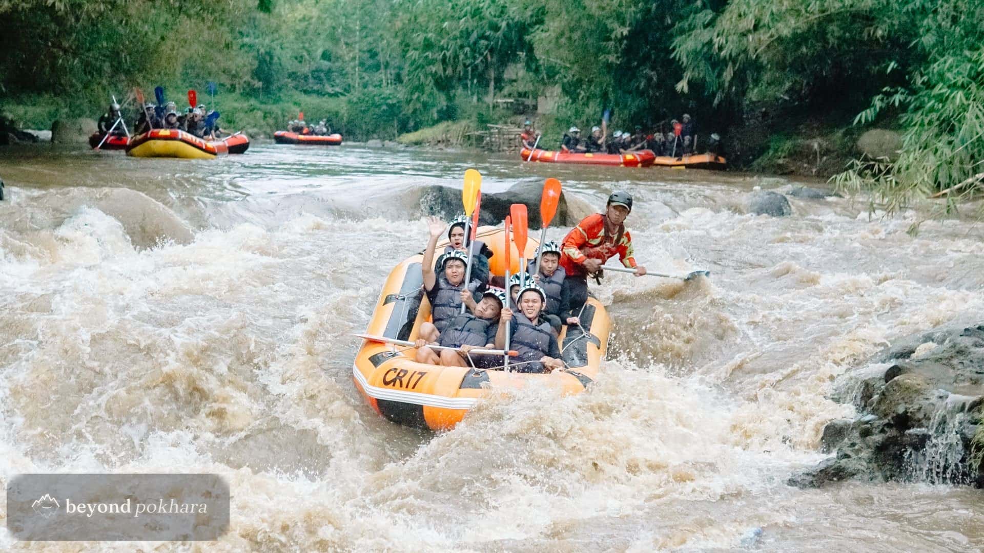 White-water rafting on the Upper Seti river