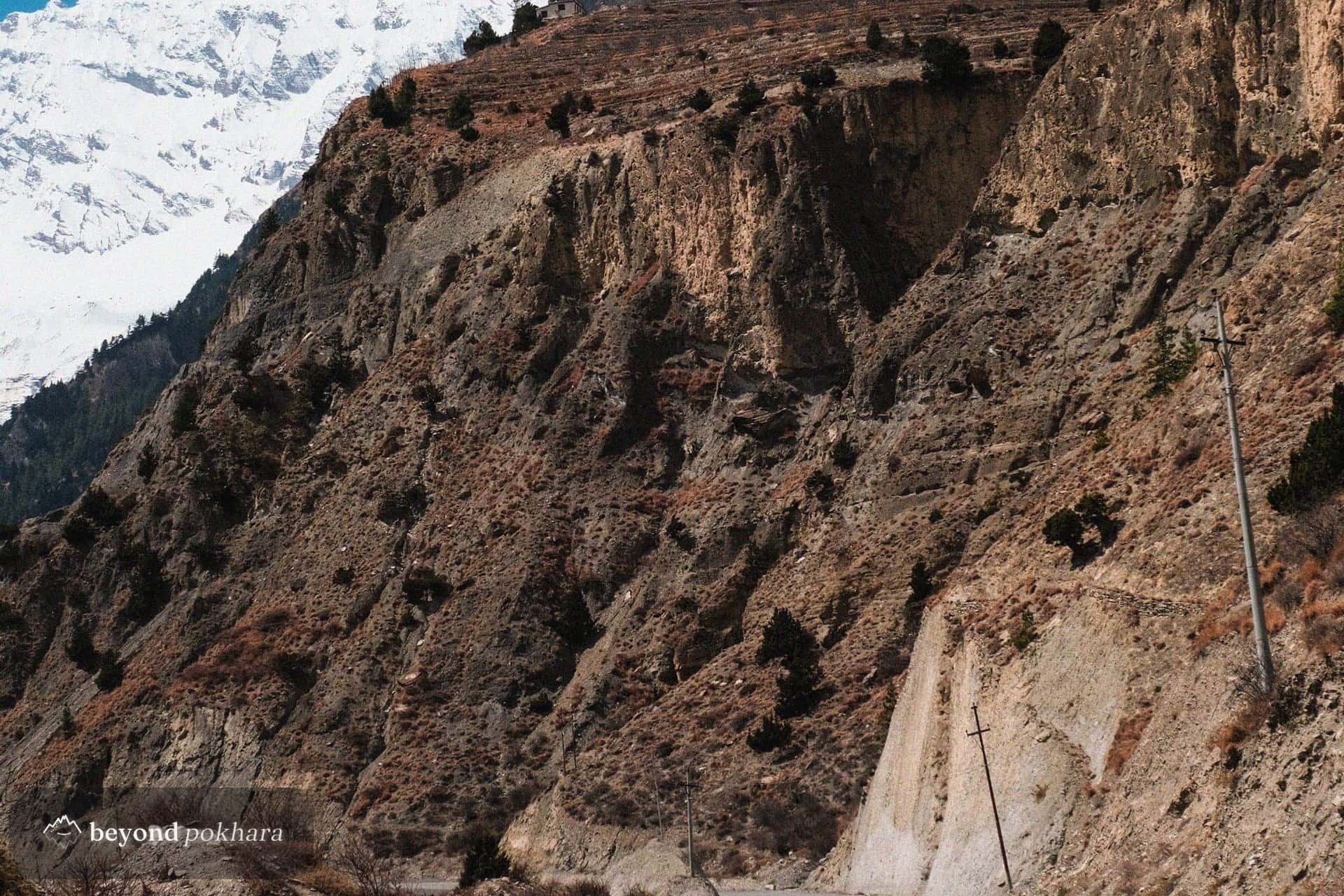 Thorong La pass on the Annapurna Circuit
