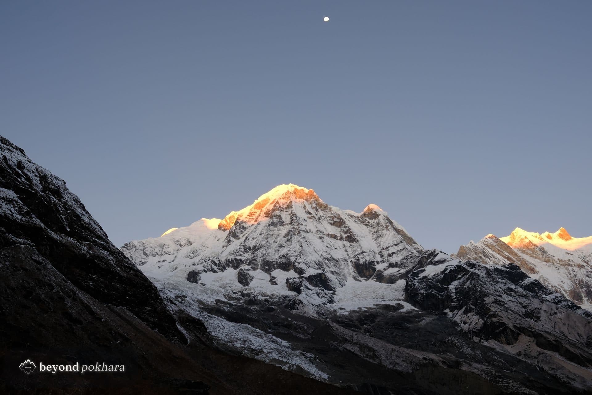 Sunrise over the Annapurnas from Poon Hill, one of the best short treks from Pokhara